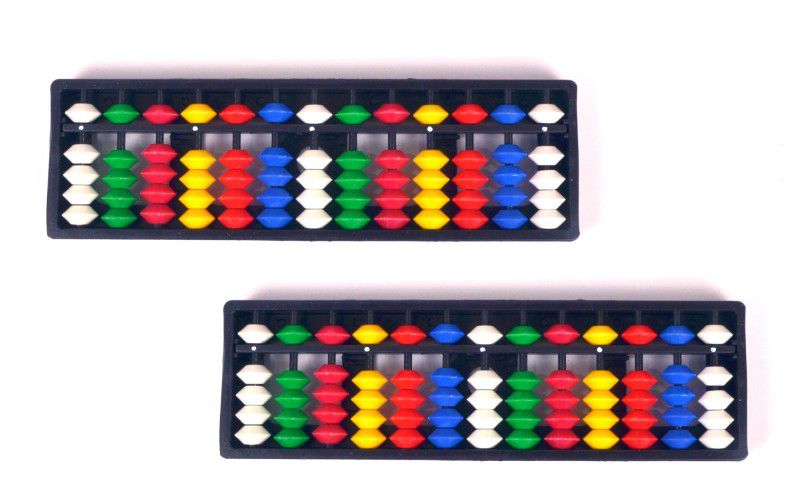 Abica Abacus Math Learning kit for Kids 13Rod Multicolor - Set of 2  (Multicolor)