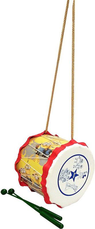 Joy Stories Musical Drum Set, Punjabi Dhol, Music Play Toy Musical Instrument for Kids Toddlers Baby Girl and Boys (Prints & Color May Vary)) (Large)  (Multicolor)