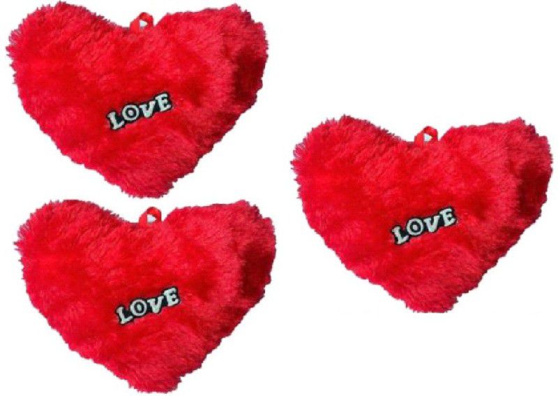 Tashu Collection best offer heart love pillows for gift - 30 cm  (Red)