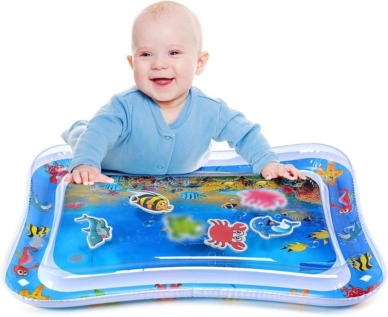 HIFEN Baby Kids Water Play Mat Inflatable Tummy Time Leakproof Water Mat Inflatable Bed  (Multicolor)