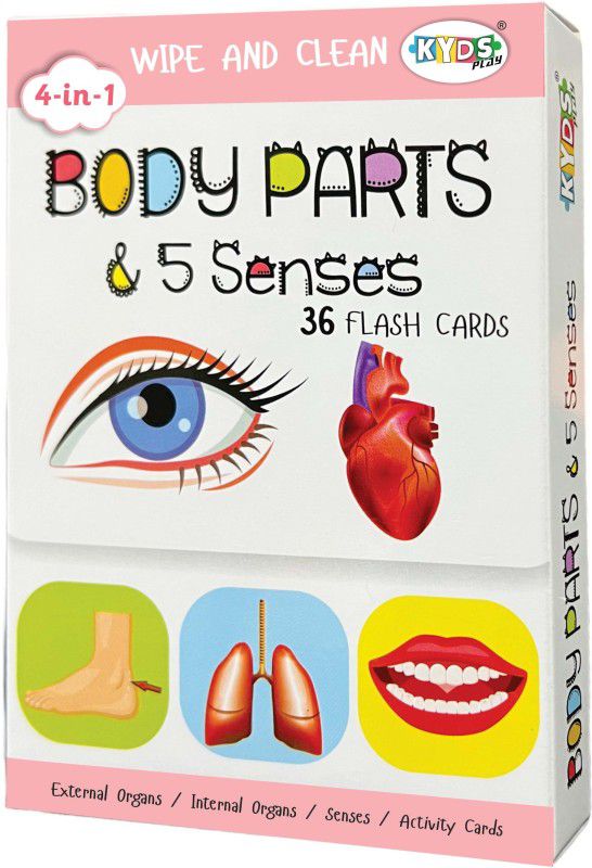 Kyds Play Body Parts & 5 Senses  (White, Pink)