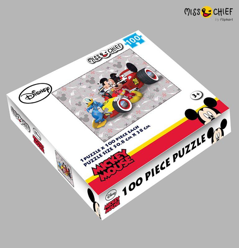 Miss & Chief 100 Puzzles Mickey Mouse  (100 Pieces)