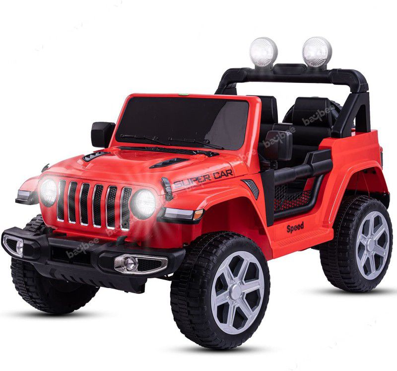 letzride LTZRCOLORFULLJEEP Jeep Battery Operated Ride On  (Red)