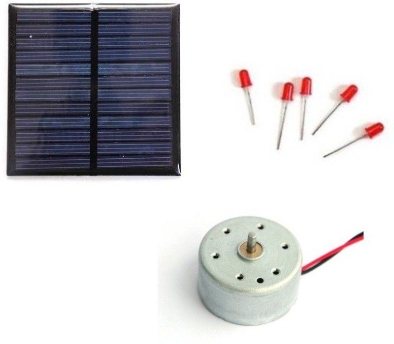 ERH India Science Project Kit for School Students Solar Cell DC Motor LEDs  (Multicolor)