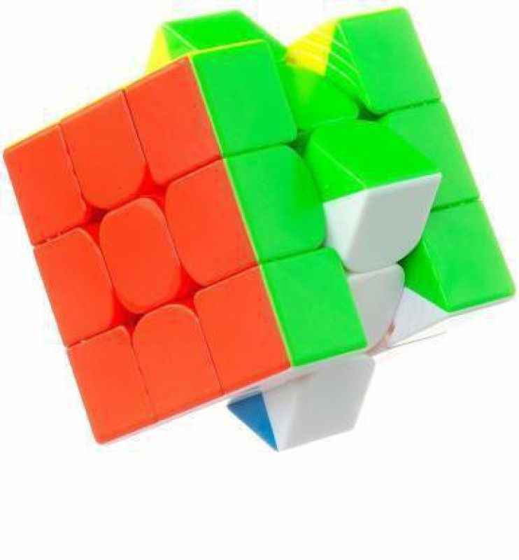 HAUSA07 3X3X3 SPEED CUBE HIGH STAYBILITY STICKER LESS SMOOTH SWING, FASTER MOVEMENT, TOY, GAME, BBC FOR KIDS  (1 Pieces)