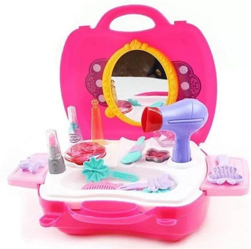 KANCHAN TOYS Dream Suitcase Makeup Fashion Set For Kids