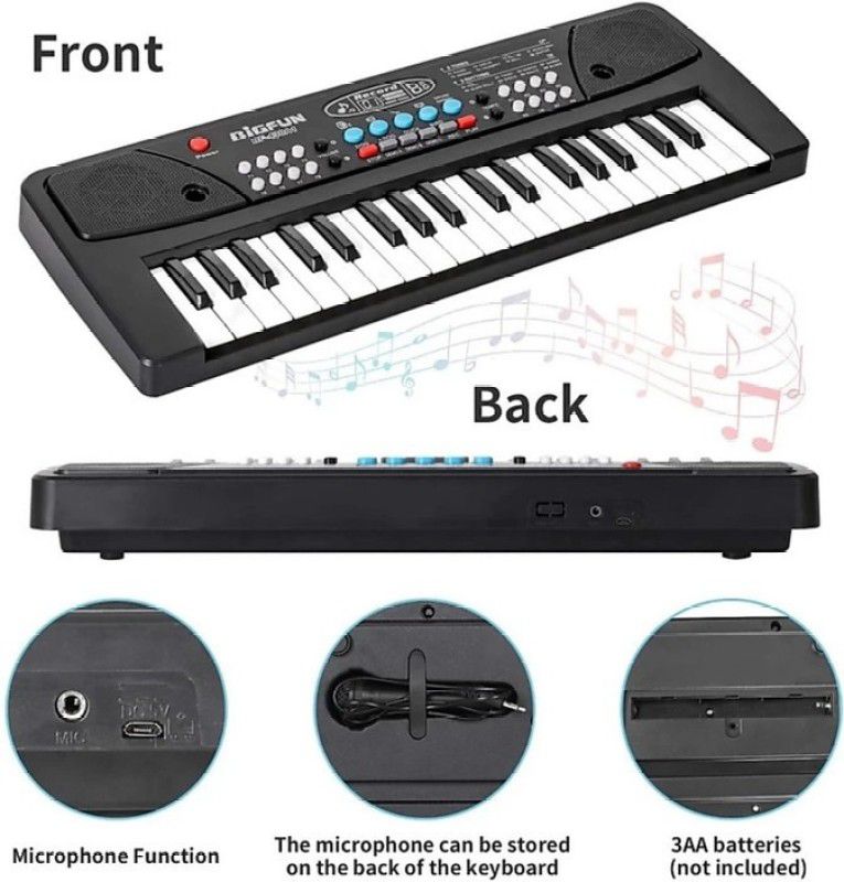 RIGHT SEARCH KEY PIANO KEYBOARD TOY FOR KIDS-4  (Black, White)