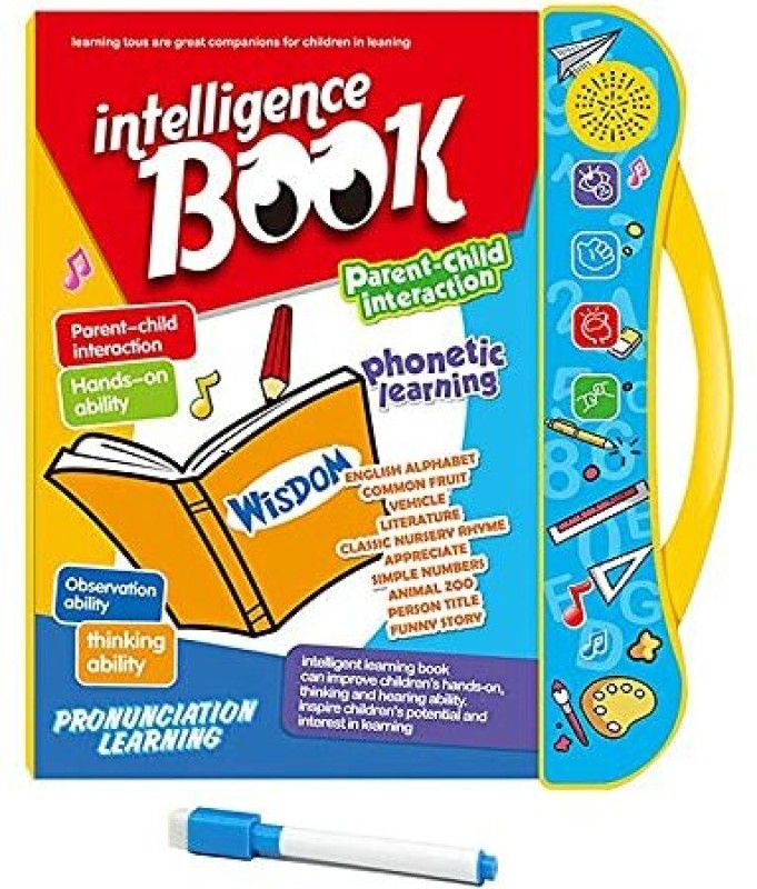 Jeevan jyoti agency musical E-learning study book toy for kids english reading & words learning book  (Multicolor)
