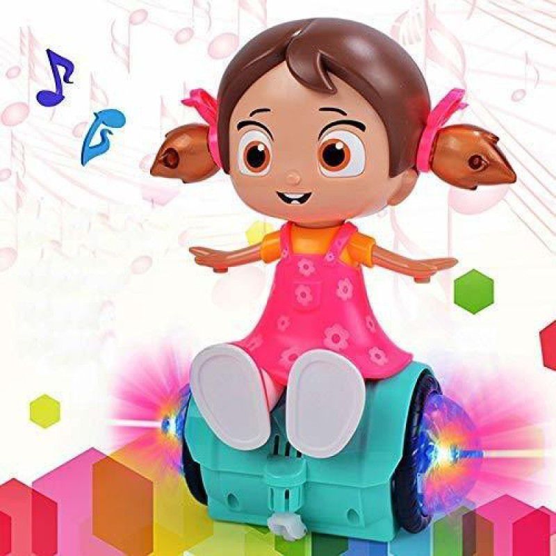 my star trading 360 Degree Rotating Musical Dancing DOLL Toy with Lights (Multicolor)  (Multicolor)