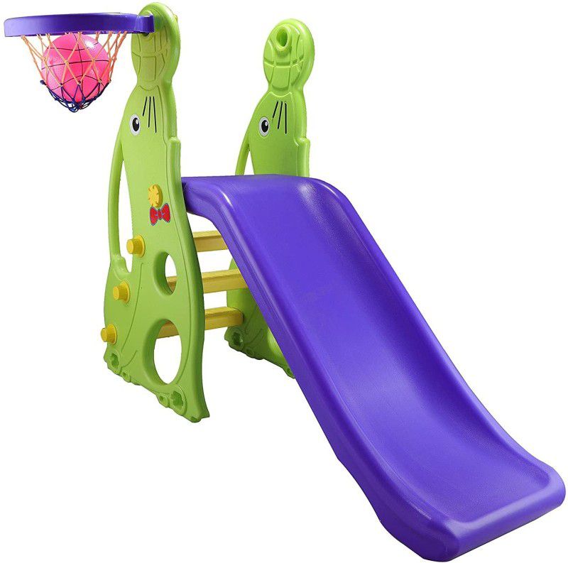 FLIPZON Baby Slide - Garden Slide in Dolphin Shape - Unbreakable Plastic, Indoor-Outdoor  (Multicolor)