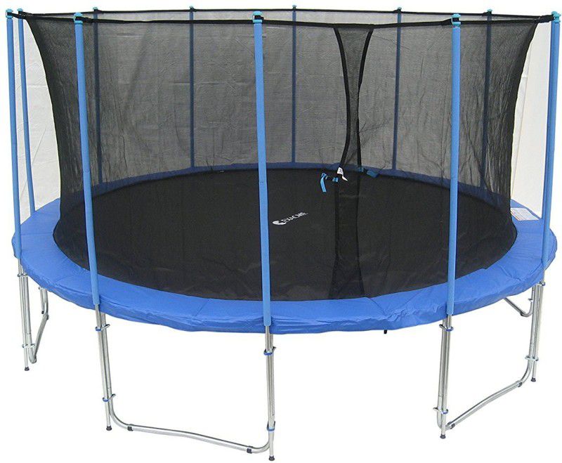 IRIS Fitness 10 Ft Trampoline with Safety Enclosure  (Multicolor)