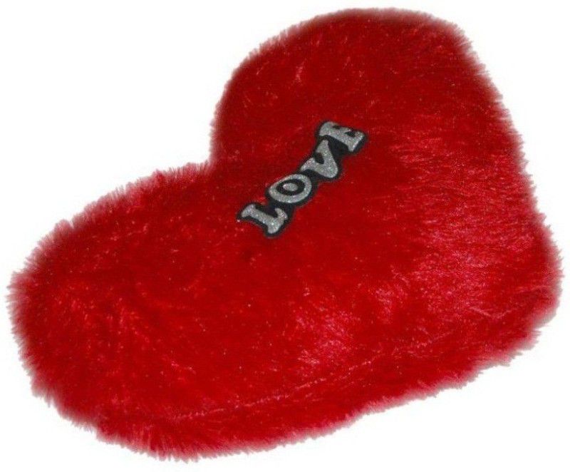 SPORTSHOLIC Medium Size Heart Shape Soft Stuffed Washable Toys - 12 inch  (Red)