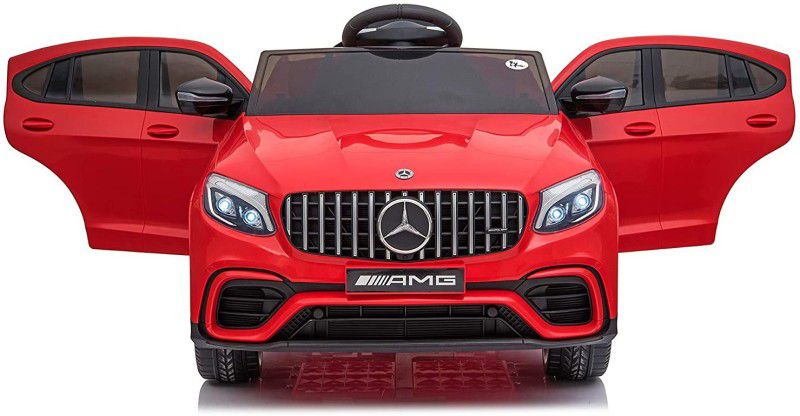 Toy House Mercedes Benzy GLC63 Battery Operated Ride-On Swing Function Car with Remote for Kids Jeep Battery Operated Ride On  (Red)