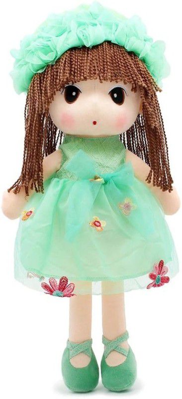 CREATIVEVILLA Green Ava Candy Rag Doll Stuffed Plush Soft Toy Doll Teddy Animal AST143335 - 35 cm  (Green Ava)