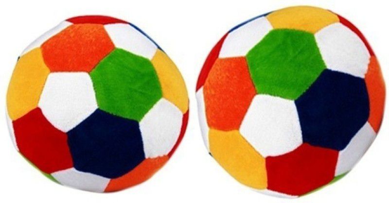 VRV Big Soft Toy Ball set of 2 - 22 cm  (Multicolour)