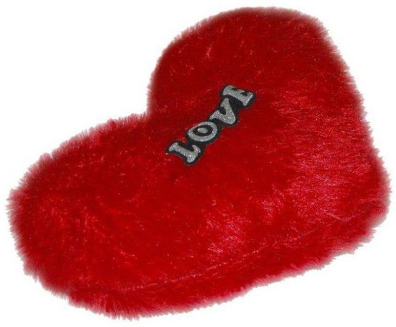 SPORTSHOLIC Medium Size Heart Shape Soft Washable Toys For Girls Love Gift Birthday Valentine - 12 inch  (Red)