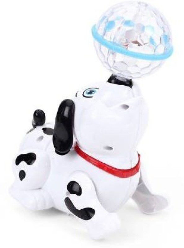 MARATHON Cute Dancing Dog Toy With 3D Light And Musical Toy for Kids (Multicolor)  (Multicolor)
