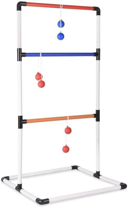 IRIS Ladder Toss Game Set with 6 Golf Balls for Indoor, Outdoor, Backyard, Camping, Courtyard Throwing Game with Your Family and Friends  (Multicolor)