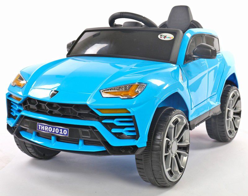 Toy House Dazzling Lambro SUV Rechargeable Battery Operated Ride-on car for Kids ( 2 to 5yrs ) Car Battery Operated Ride On  (Blue)