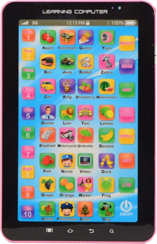Deep P1000 Kids Learning Tablet  (Multicolor)