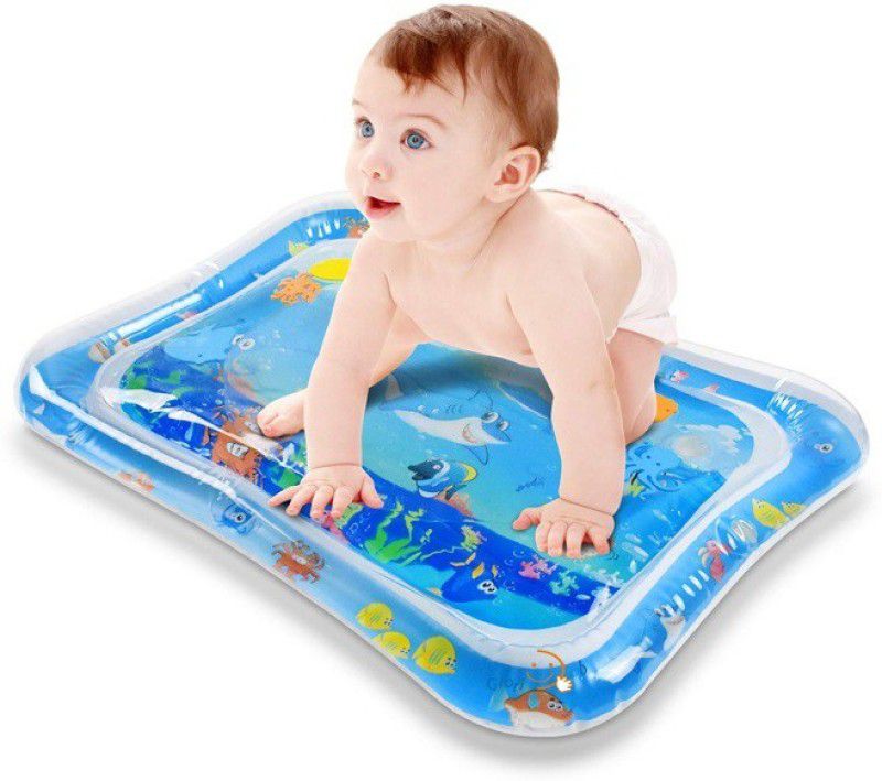 AEXONIZ TOYS Blue Baby Water Mat 0-3 Years Old Baby Kids Water Play Mat Infants & Toddlers  (Multicolor)