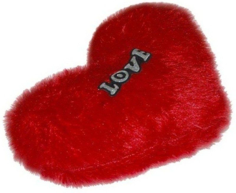 SPORTSHOLIC Medium Soft Heart Shape Valentine Day Gift For Girls - 12 inch  (Red)