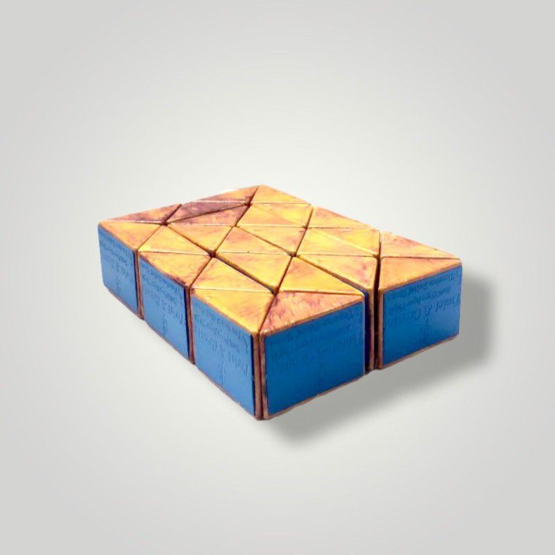 SARASI Snake Puzzle Cube For Smart Kids & Adults [Pack Of: 1, Blue & Brown]  (1 Pieces)