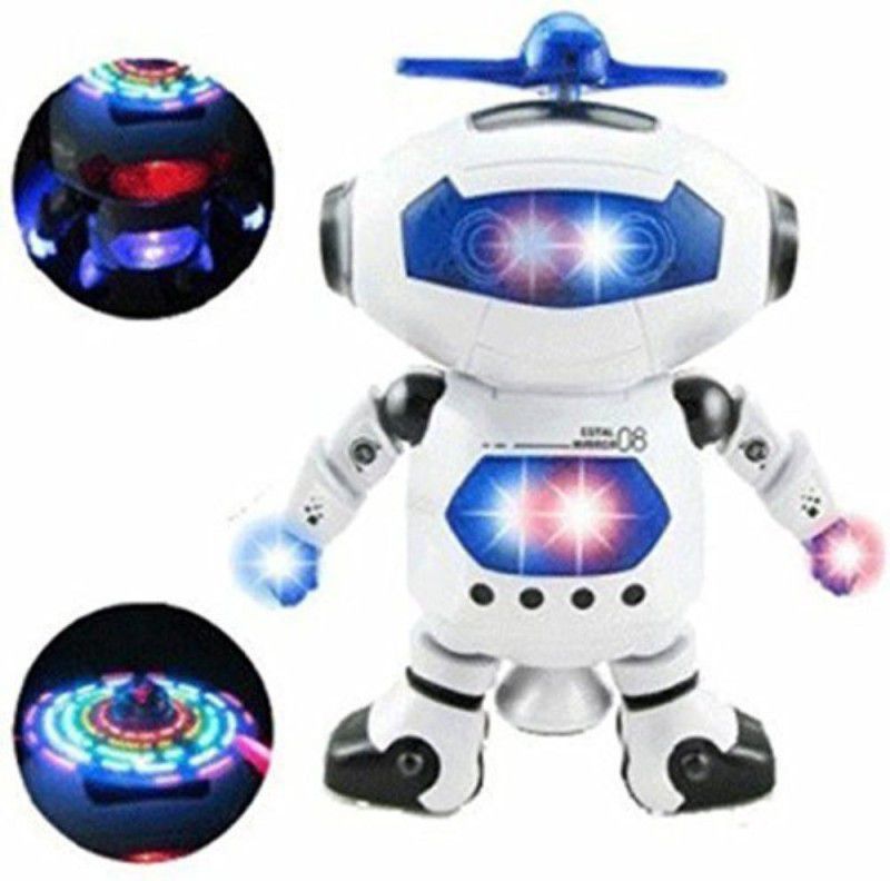 Smartcraft Musical and Dancing Naughty Robot for Kids (White, Blue)  (Blue, White)