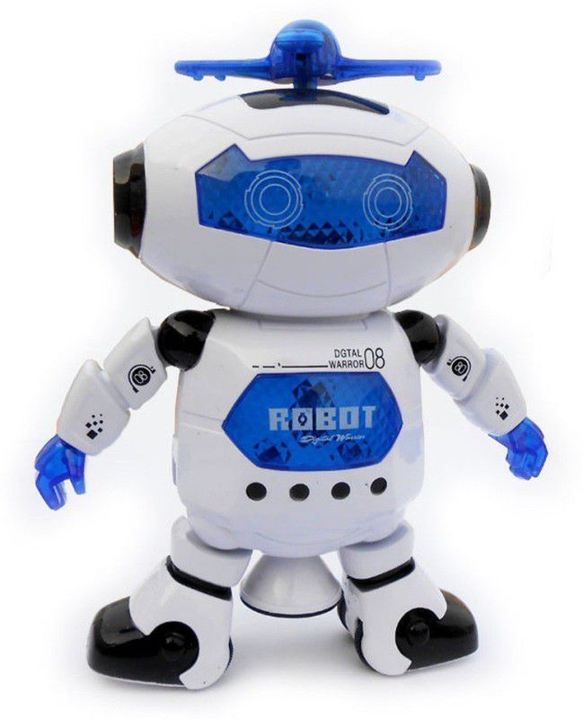 Parv Collections Naughty Robot  (White, Blue)