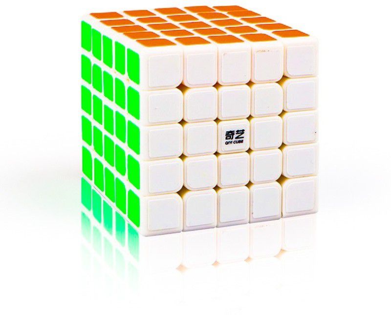 D ETERNAL Cube QiYi QiZheng 5x5 High Speed Magic Cube Puzzle Toys  (1 Pieces)