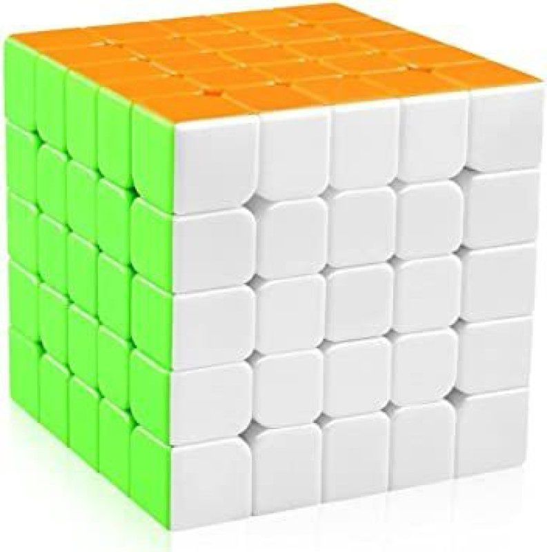 SakshuToys 5x5 High Speed Cube For Kids & Adults | Puzzle Games | Best Gift For Kids  (1 Pieces)