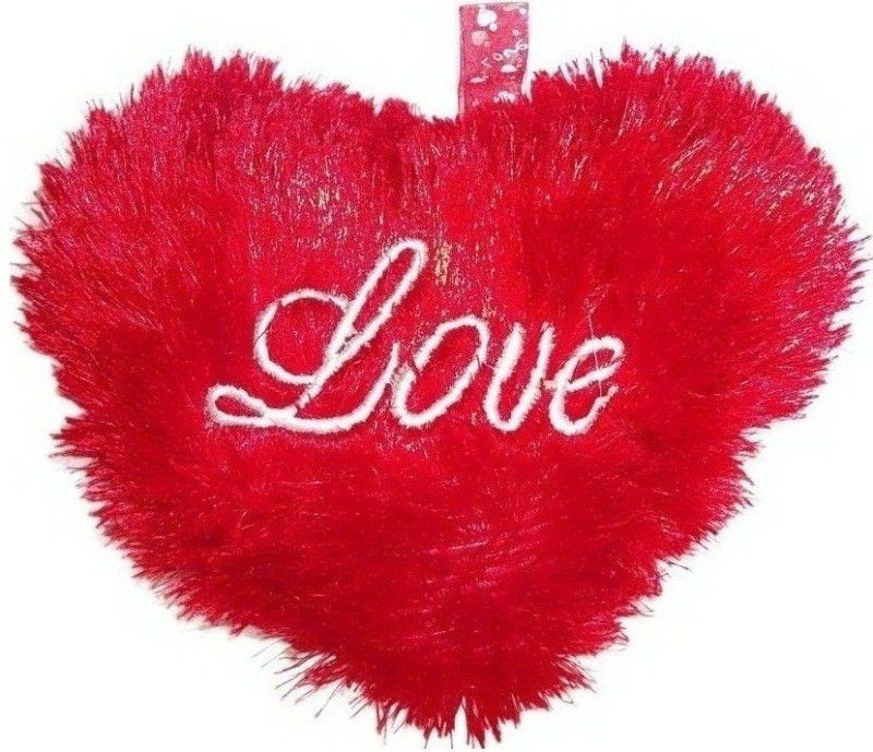 SPORTSHOLIC Small Heart Shape Soft Stuffed Gift Washable Valentine Day Gift For Your Loved Ones Girls Boys - 21 cm  (Red)