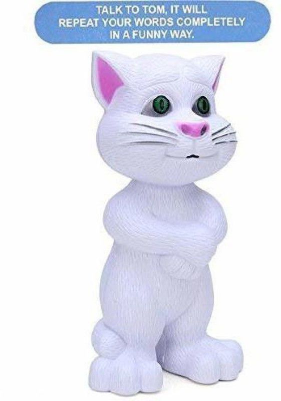 Kmc kidoz Touching Talking Voice Feature Talking Cat Come with Stories and Touch Function  (Multicolor)