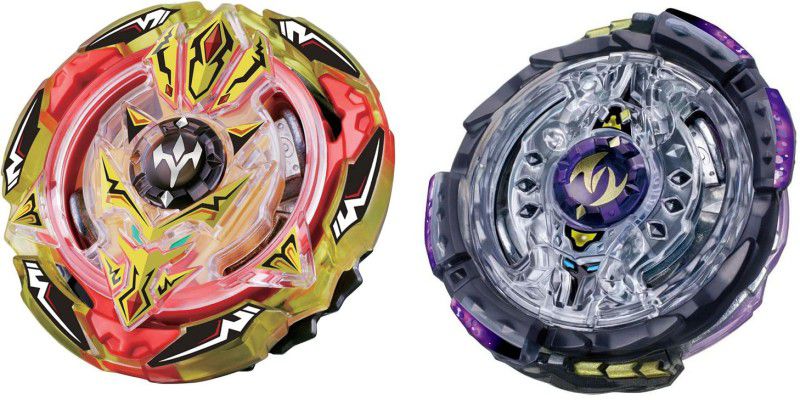 Burst Gyromax Spinnerz Set of 2 Twin Nem And Trident  (Multicolor)