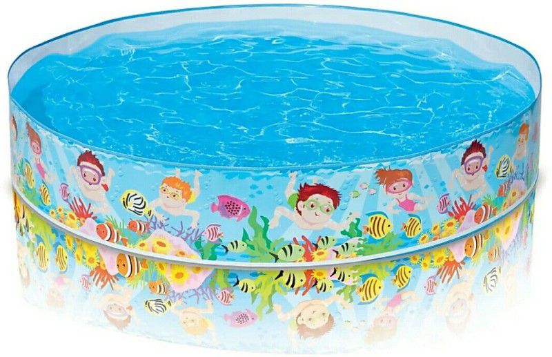 zhomcollection Kids Water Swimming pool Toy 4 feet tub Inflatable Swimming Pool  (Multicolor)