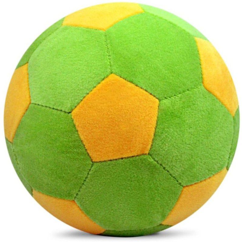 BABIQUE Stuffed Soft Toy Plush Ball Kids Birthday (GRNYLW) - 26 cm  (Green-Yellow)