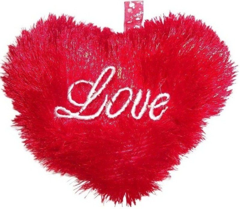 SPORTSHOLIC Small Heart Shape Soft Washable Toys For Girls Gift Birthday Valentine - 21 cm  (Red)