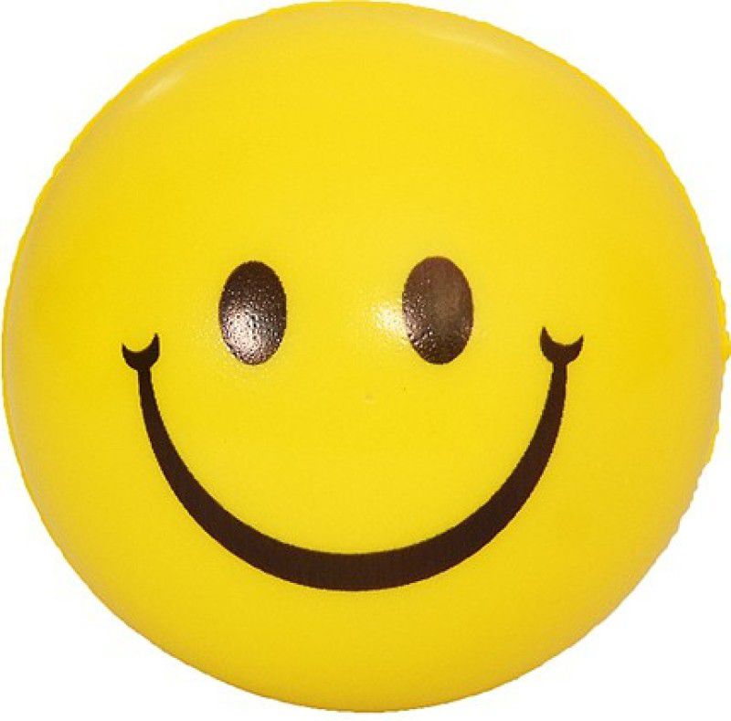 KANCHAN TOYS Smiley Ball (Pack Of 1) - 4 cm  (Yellow)