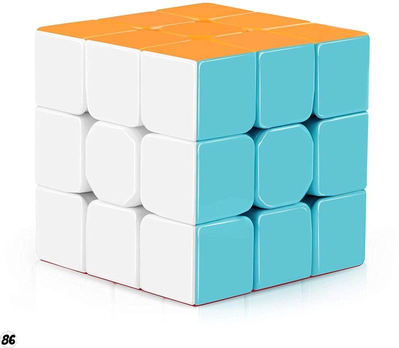 Monstrous 3X3X3 SPEED CUBE HIGH STAYBILITY STICKER LESS SMOOTH SWING FOR FASTER MOVEMENT  (1 Pieces)