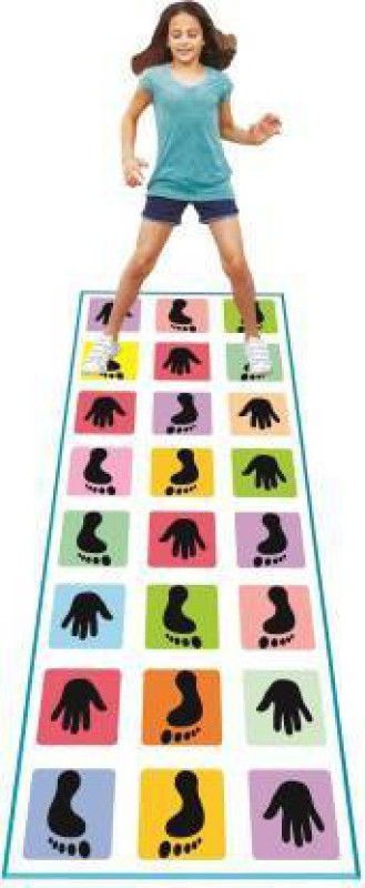 SR Toys Hnads & Feet Hopscotch Jumbo play mat for kids.A perfect outdoor playmat for hours of fun (Multicolor)  (Multicolor)