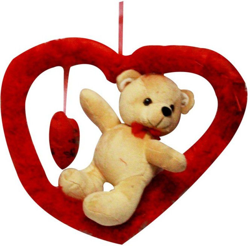DEALbindaas Romy Teddy Valentine Soft Toy - 36 cm  (Brown)