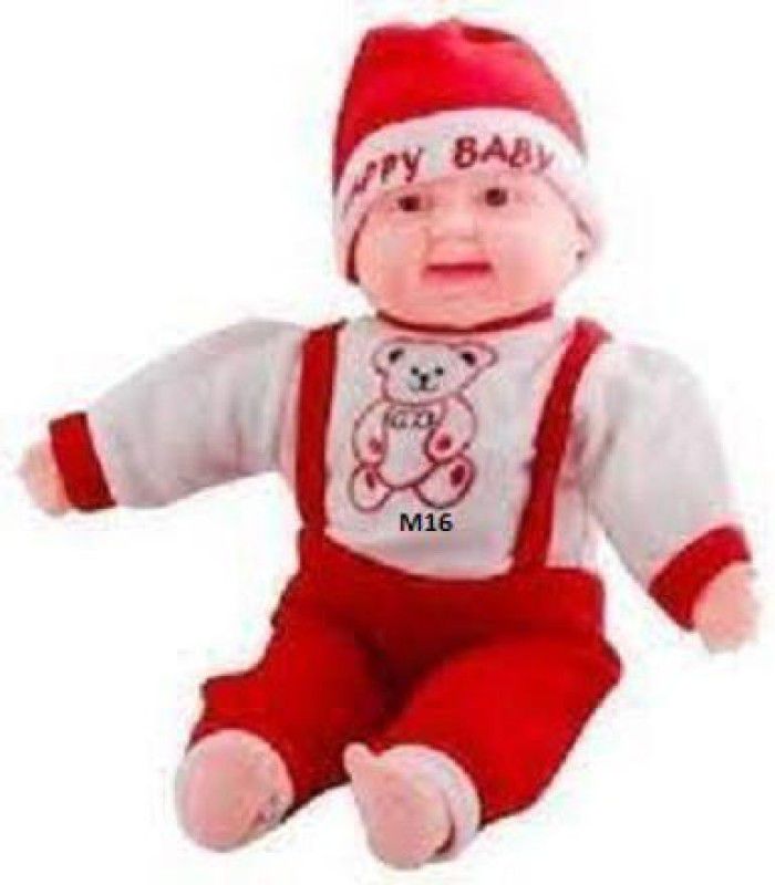 tryzens Baby Musical and Laughing Boy Doll for Baby Boy & Girl_P0775  (Red)