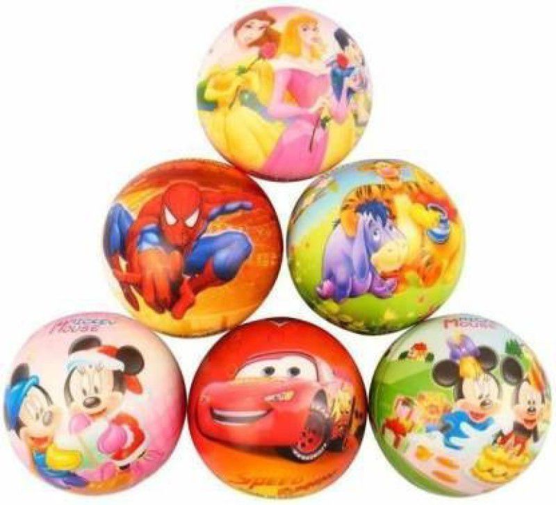 Radhey Toys Stress Relieve Squeeze Balls ( pack of 6 ) (Multi color) - 3 inch (Multicolor) - 3 cm  (Multicolor)