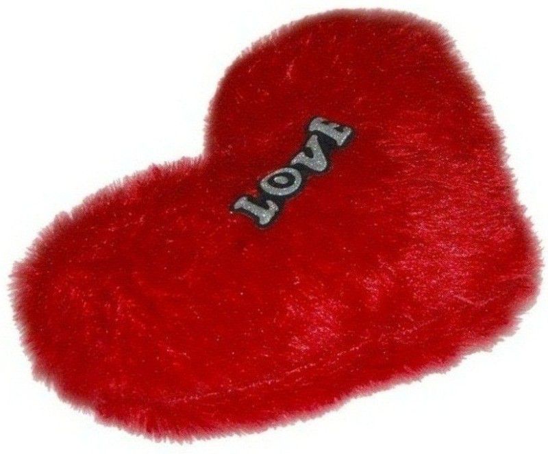 SPORTSHOLIC Medium Heart Shape Soft Washable Toys For Girls Gift Birthday Valentine - 12 inch  (Red)