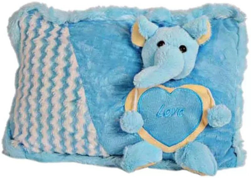 soniya enterprises soft toy pillow - 45 cm  (Blue)