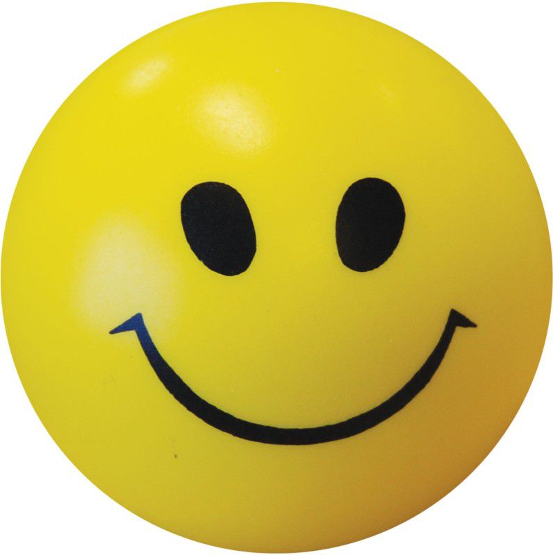 Bgroovy Smiley Face Squeeze Stress Ball - 3 inch  (Yellow)
