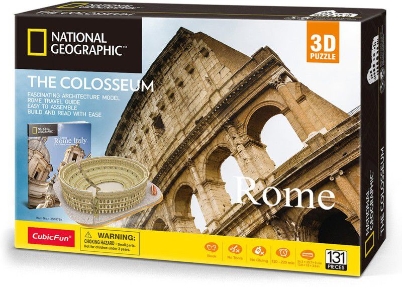 Cubicfun National Geographic Colosseum  (131 Pieces)