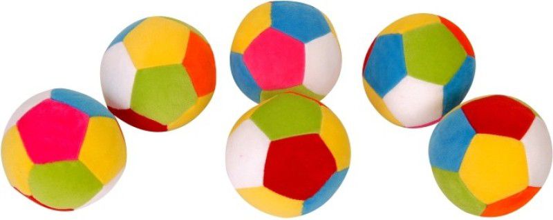 Dream Deals Dream Deals Colourful Ball 4 inch(Pack of 6) - 4 inch  (Multicolour)