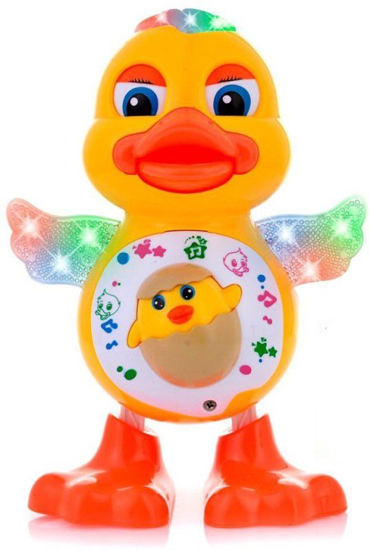 NKSUNNY Dancing Duck with Music, Flashing Lights and Real Dancing Action  (Multicolor)