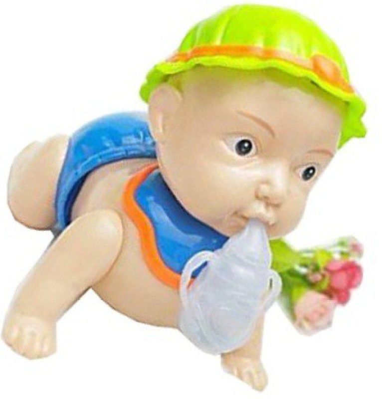 Alafi The Best Runing and Weeping Baby Crawling Toy A7 for little babies.  (Multicolor)